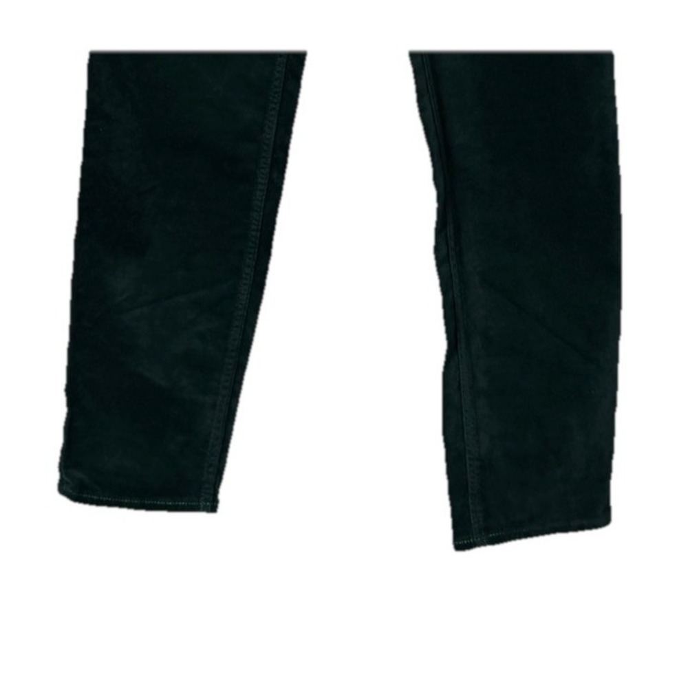 NWT made and loved LOFT Womens The Skinny High Rise Velvet Green Pants Size 32 - Picture 3 of 9
